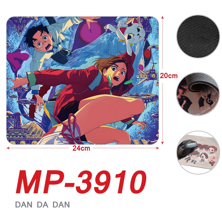 DANDADAN Anime Full Color Printing Mouse Pad Unlocked 20X24cm price for 5 pcs MP-3910