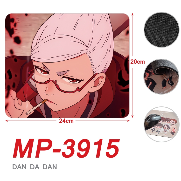 DANDADAN Anime Full Color Printing Mouse Pad Unlocked 20X24cm price for 5 pcs  MP-3915