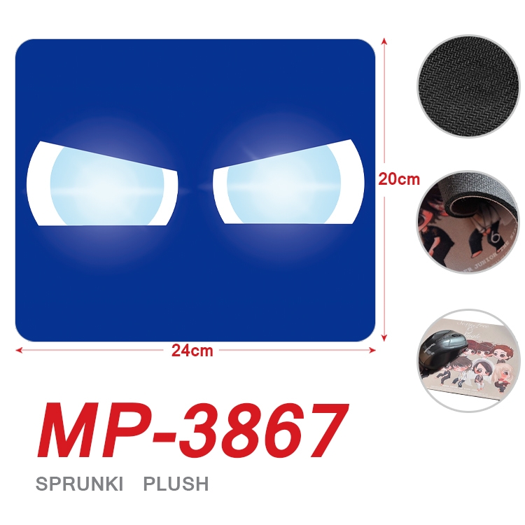 Sprunki Plush Anime Full Color Printing Mouse Pad Unlocked 20X24cm price for 5 pcs  MP-3867