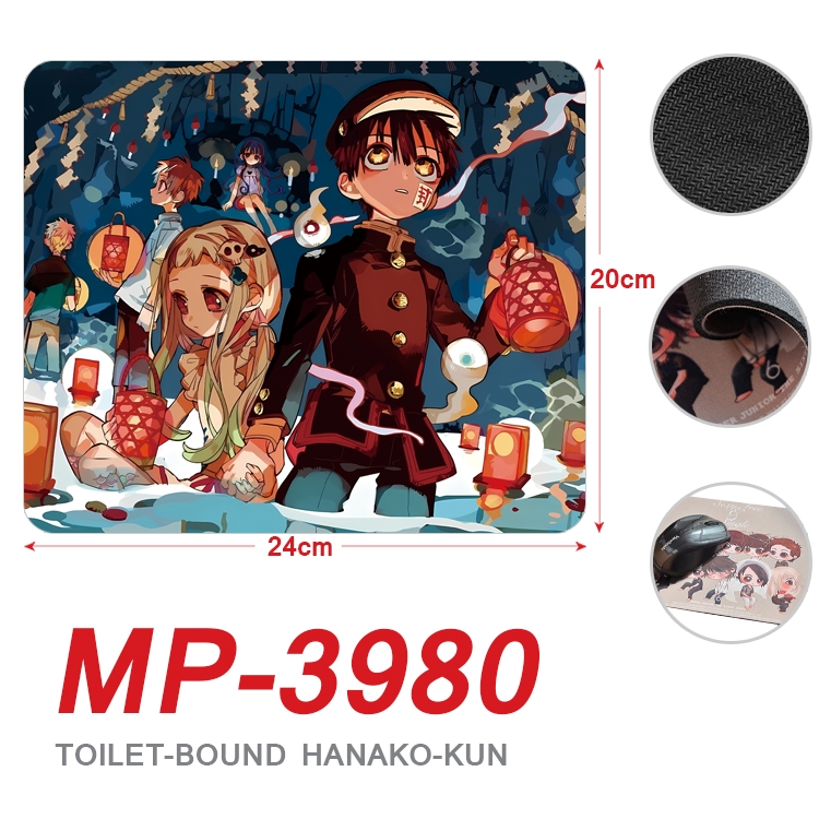 Toilet-bound Hanako-kun Anime Full Color Printing Mouse Pad Unlocked 20X24cm price for 5 pcs