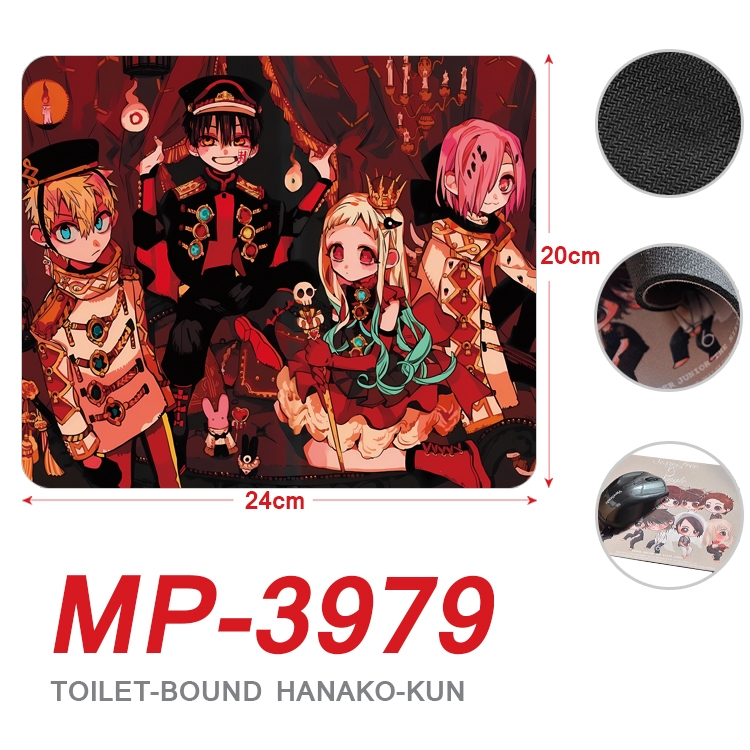 Toilet-bound Hanako-kun Anime Full Color Printing Mouse Pad Unlocked 20X24cm price for 5 pcs