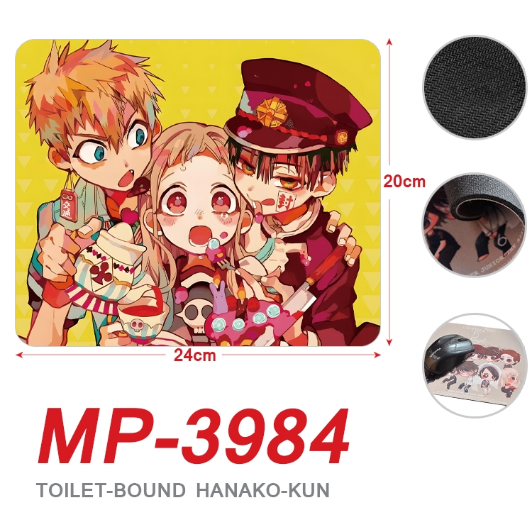 Toilet-bound Hanako-kun Anime Full Color Printing Mouse Pad Unlocked 20X24cm price for 5 pcs