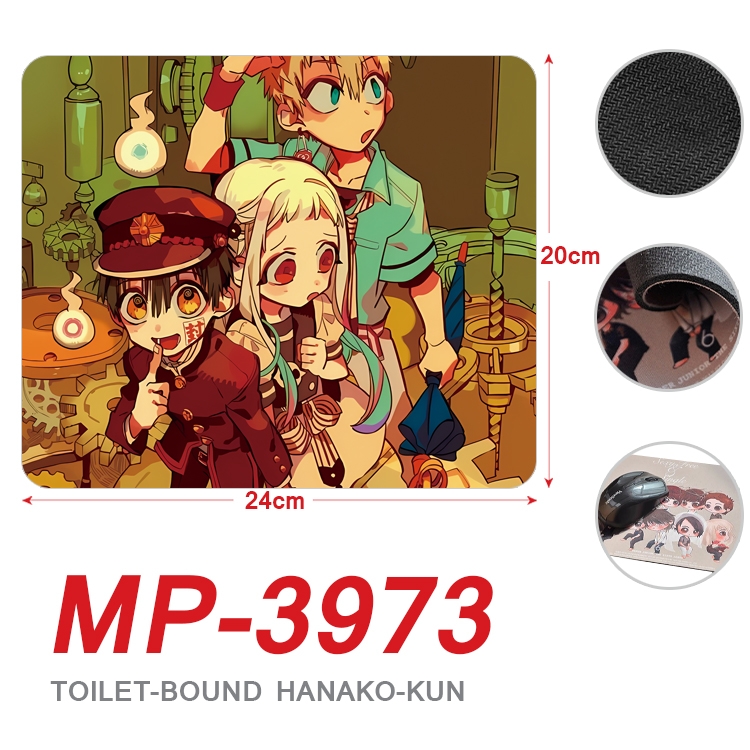 Toilet-bound Hanako-kun Anime Full Color Printing Mouse Pad Unlocked 20X24cm price for 5 pcs