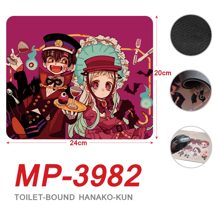 Toilet-bound Hanako-kun Anime Full Color Printing Mouse Pad Unlocked 20X24cm price for 5 pcs