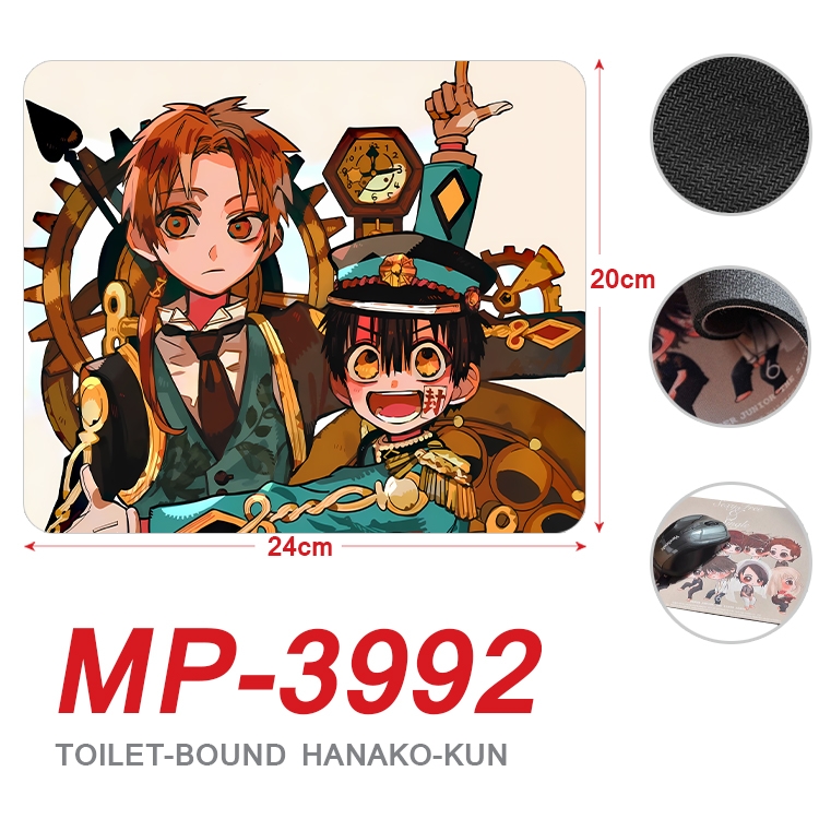 Toilet-bound Hanako-kun Anime Full Color Printing Mouse Pad Unlocked 20X24cm price for 5 pcs