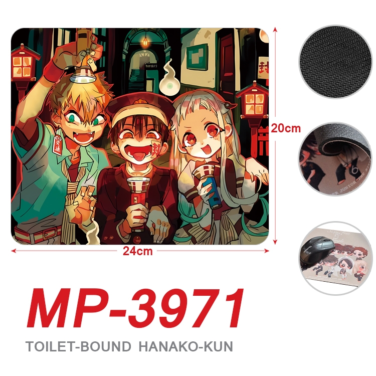 Toilet-bound Hanako-kun Anime Full Color Printing Mouse Pad Unlocked 20X24cm price for 5 pcs