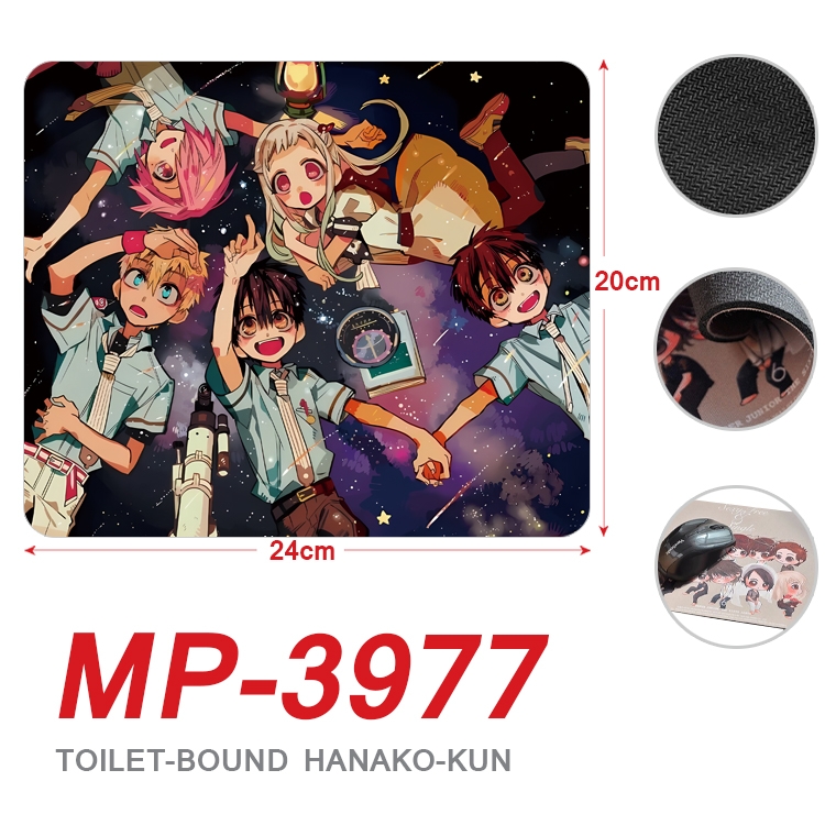 Toilet-bound Hanako-kun Anime Full Color Printing Mouse Pad Unlocked 20X24cm price for 5 pcs