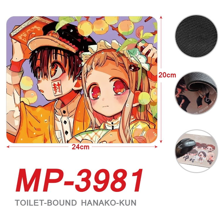 Toilet-bound Hanako-kun Anime Full Color Printing Mouse Pad Unlocked 20X24cm price for 5 pcs