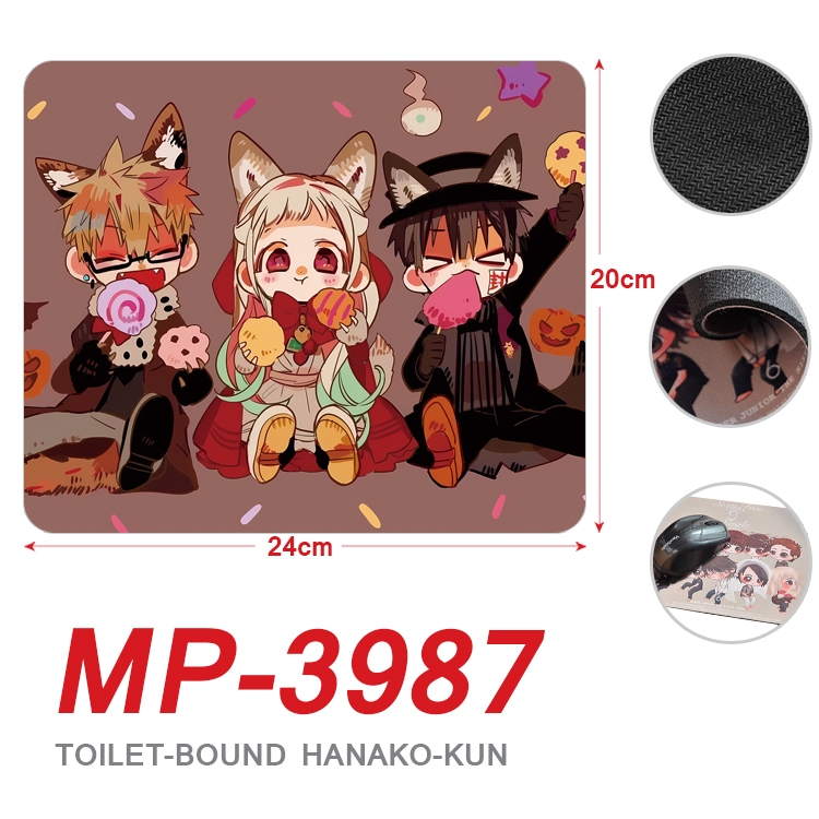 Toilet-bound Hanako-kun Anime Full Color Printing Mouse Pad Unlocked 20X24cm price for 5 pcs