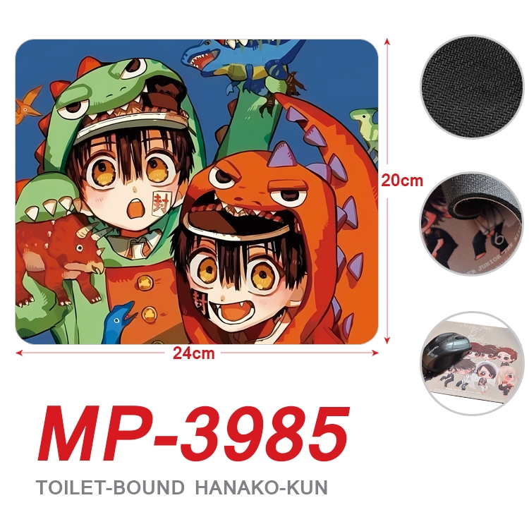 Toilet-bound Hanako-kun Anime Full Color Printing Mouse Pad Unlocked 20X24cm price for 5 pcs