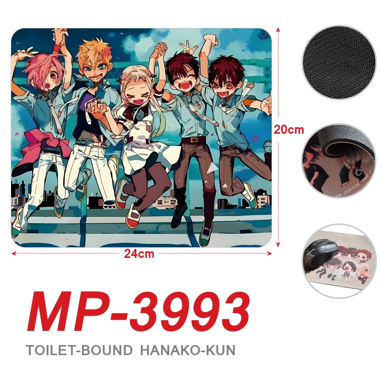 Toilet-bound Hanako-kun Anime Full Color Printing Mouse Pad Unlocked 20X24cm price for 5 pcs