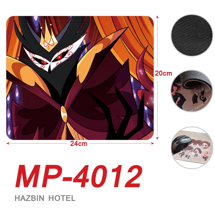 Hazbin Hotel Anime Full Color Printing Mouse Pad Unlocked 20X24cm price for 5 pcs MP-4012