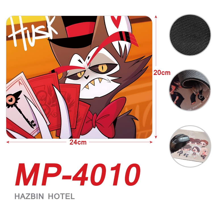 Hazbin Hotel Anime Full Color Printing Mouse Pad Unlocked 20X24cm price for 5 pcs MP-4010