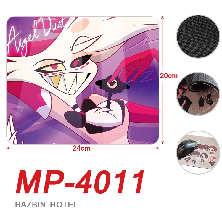 Hazbin Hotel Anime Full Color Printing Mouse Pad Unlocked 20X24cm price for 5 pcs MP-4011