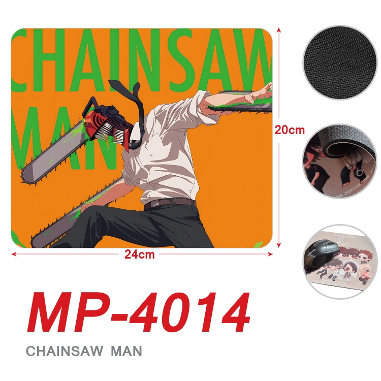 Chainsaw man Anime Full Color Printing Mouse Pad Unlocked 20X24cm price for 5 pcs MP-4014