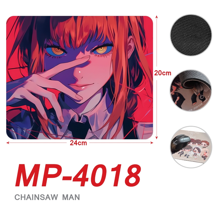 Chainsaw man Anime Full Color Printing Mouse Pad Unlocked 20X24cm price for 5 pcs MP-4018