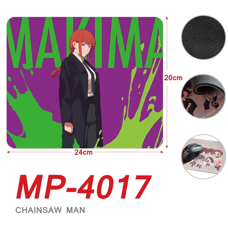 Chainsaw man Anime Full Color Printing Mouse Pad Unlocked 20X24cm price for 5 pcs MP-4017