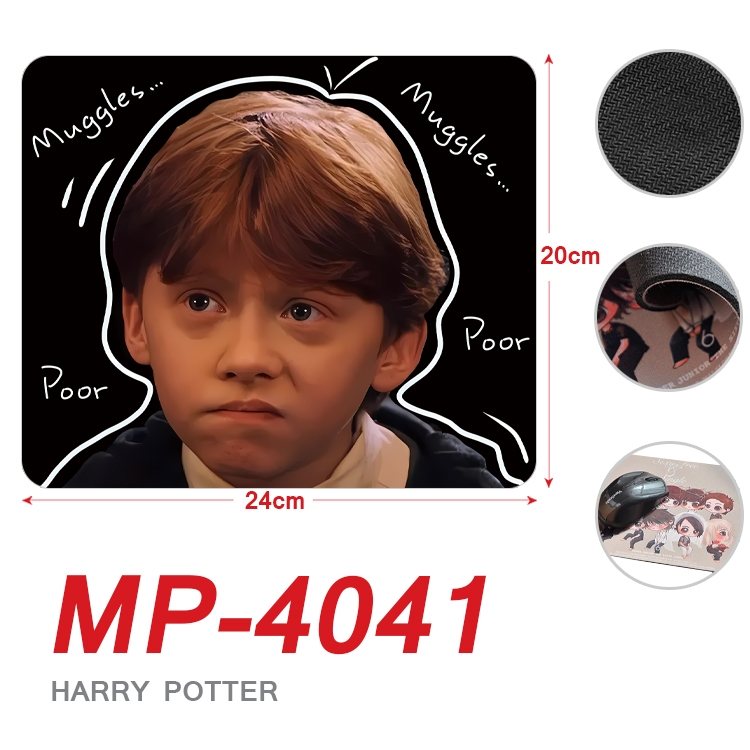 Harry Potter Anime Full Color Printing Mouse Pad Unlocked 20X24cm price for 5 pcs MP-4041