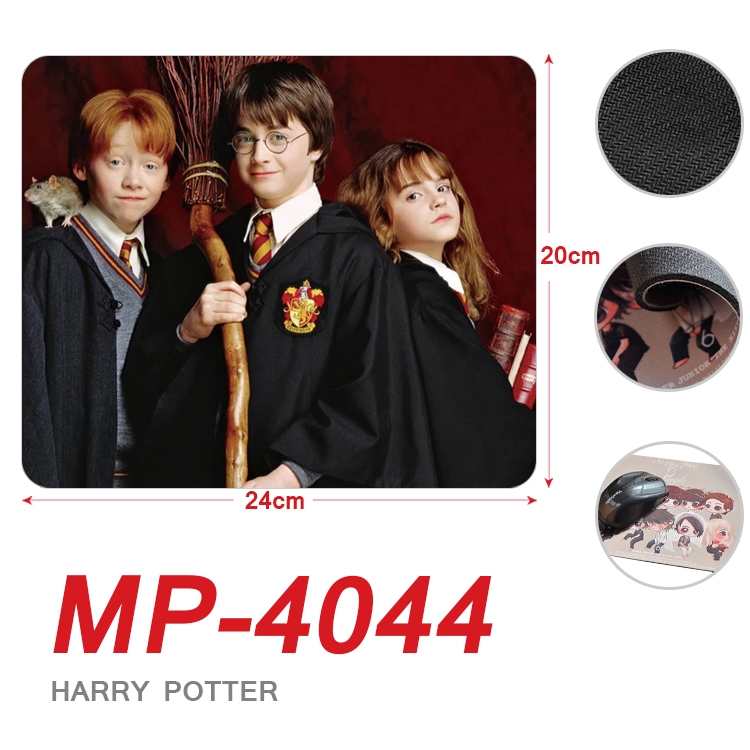 Harry Potter Anime Full Color Printing Mouse Pad Unlocked 20X24cm price for 5 pcs  MP-4044