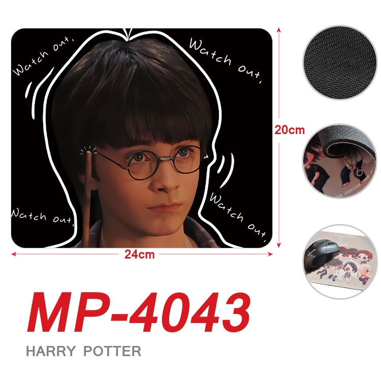 Harry Potter Anime Full Color Printing Mouse Pad Unlocked 20X24cm price for 5 pcs MP-4043