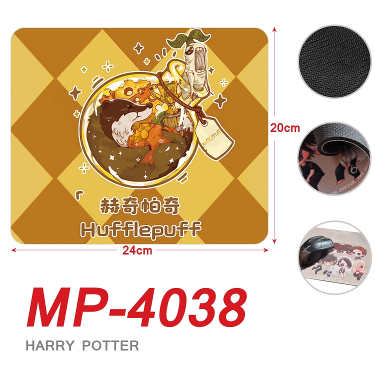 Harry Potter Anime Full Color Printing Mouse Pad Unlocked 20X24cm price for 5 pcs MP-4038