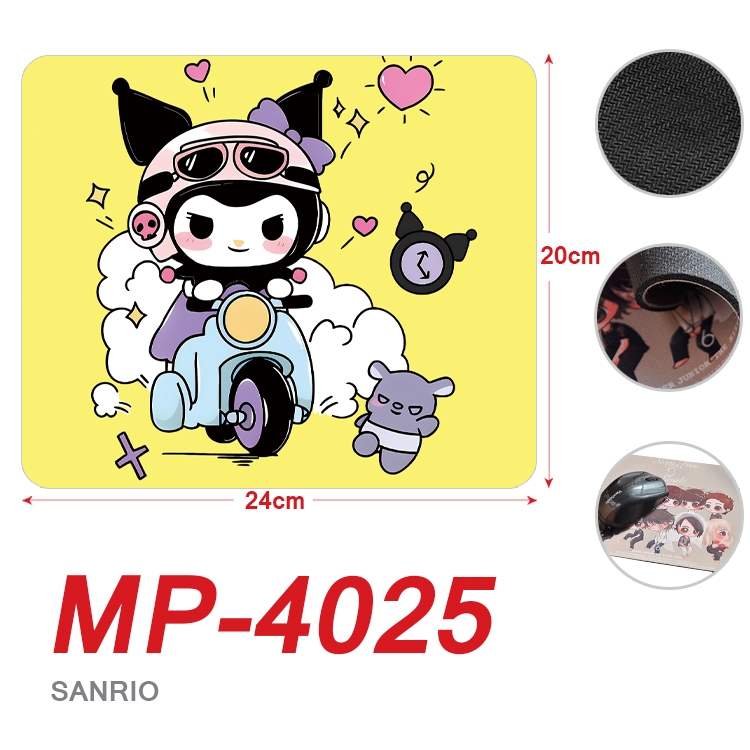 sanrio Anime Full Color Printing Mouse Pad Unlocked 20X24cm price for 5 pcs MP-4025