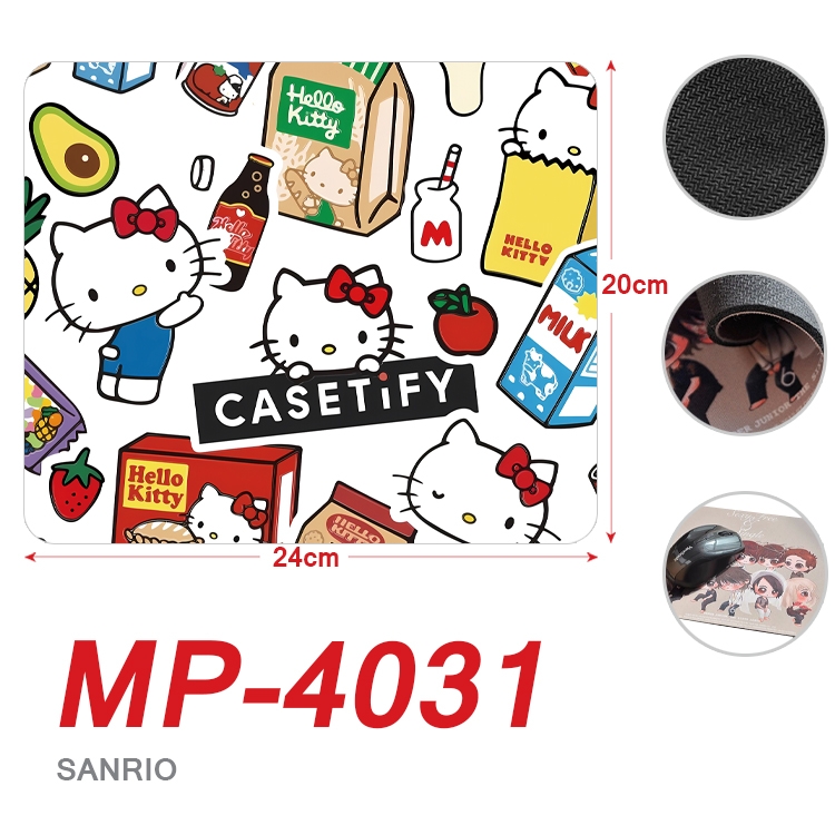 sanrio Anime Full Color Printing Mouse Pad Unlocked 20X24cm price for 5 pcs  MP-4031