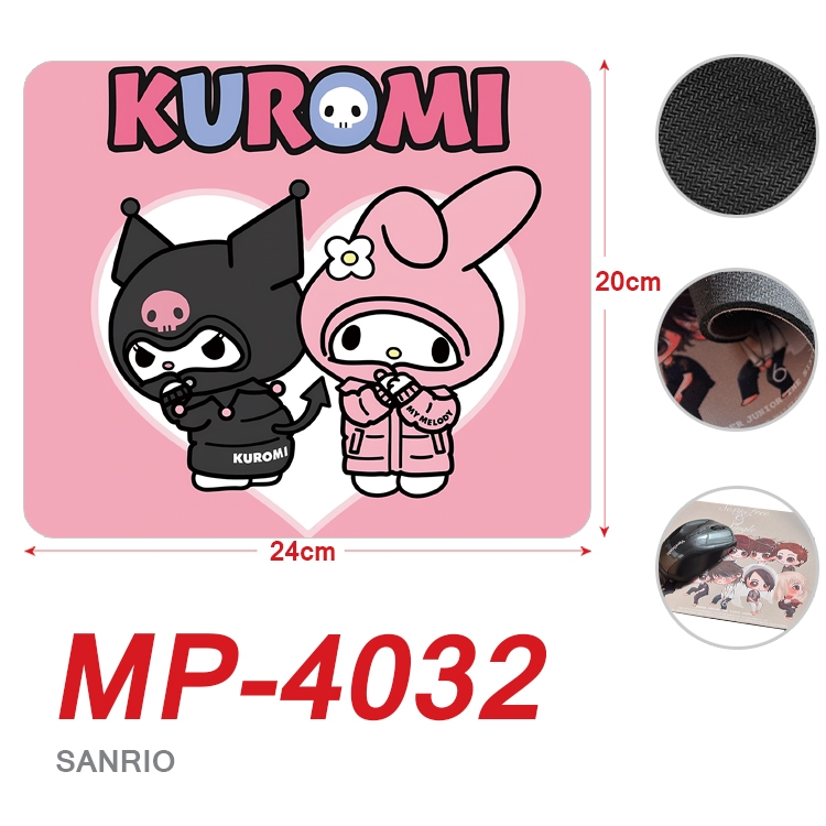 sanrio Anime Full Color Printing Mouse Pad Unlocked 20X24cm price for 5 pcs MP-4032