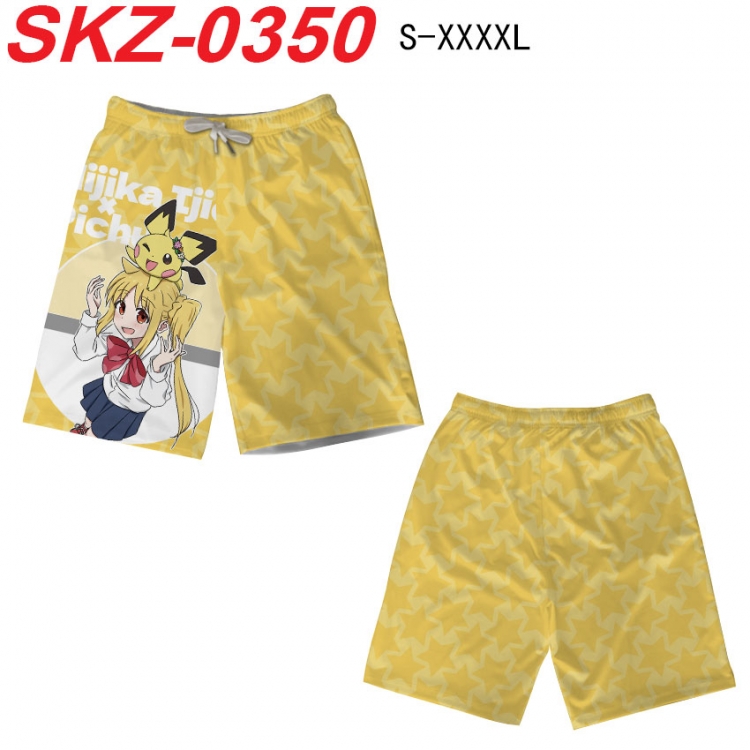 BOCCHI THE ROCK! Anime full-color digital printed beach shorts from S to 4XL  SKZ-0350