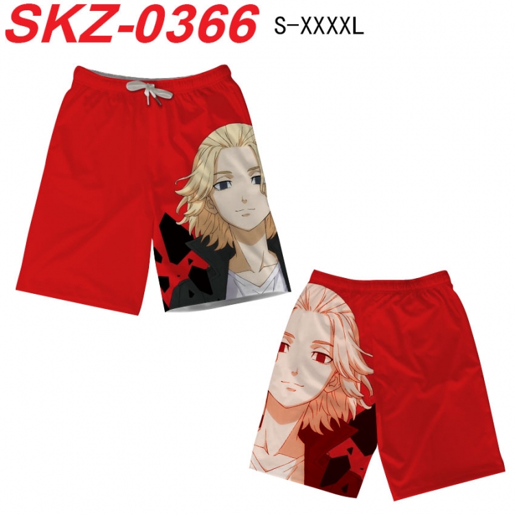 BLUE LOCK Anime full-color digital printed beach shorts from S to 4XL SKZ-0366