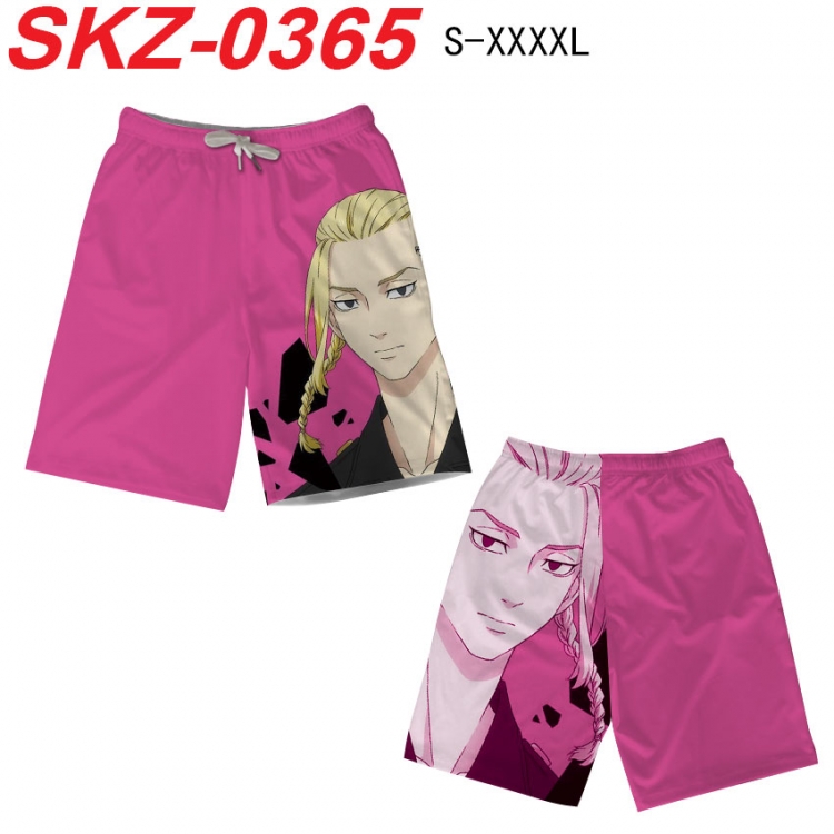 BLUE LOCK Anime full-color digital printed beach shorts from S to 4XL SKZ-0365