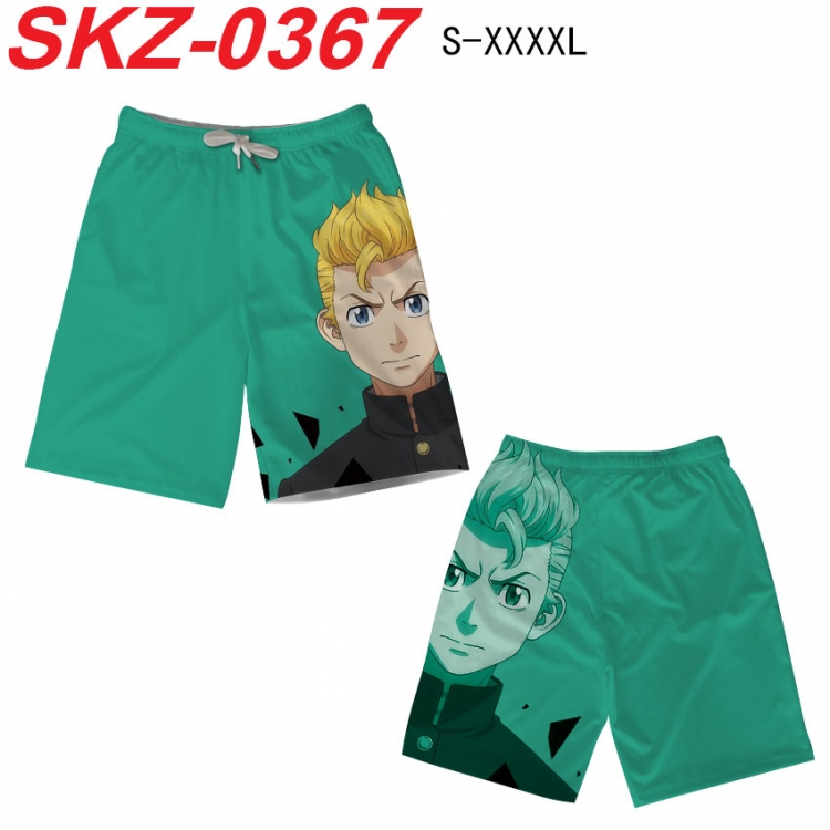 BLUE LOCK Anime full-color digital printed beach shorts from S to 4XL  SKZ-0367