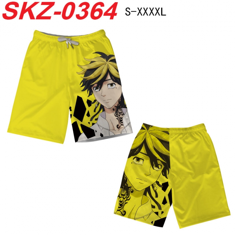 BLUE LOCK Anime full-color digital printed beach shorts from S to 4XL SKZ-0364