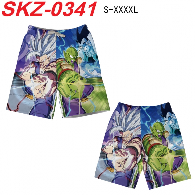 DRAGON BALL Anime full-color digital printed beach shorts from S to 4XL  SKZ-0341