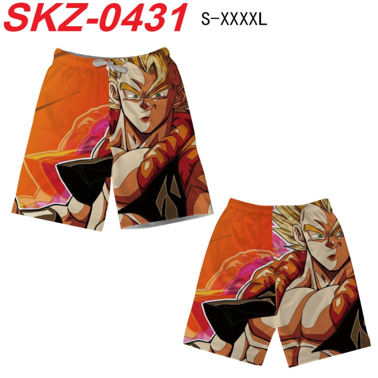 DRAGON BALL Anime full-color digital printed beach shorts from S to 4XL SKZ-0431