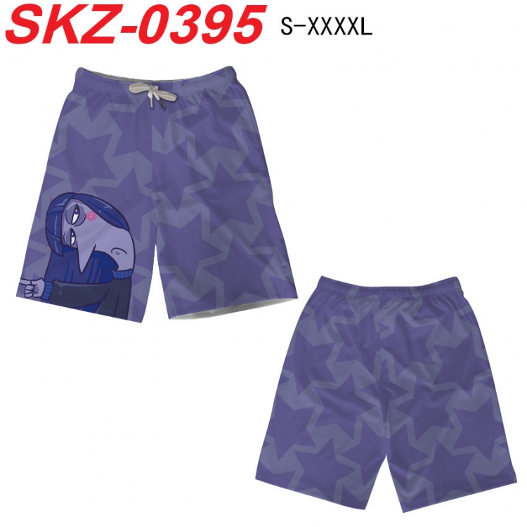 Inside Out Anime full-color digital printed beach shorts from S to 4XL SKZ-0395