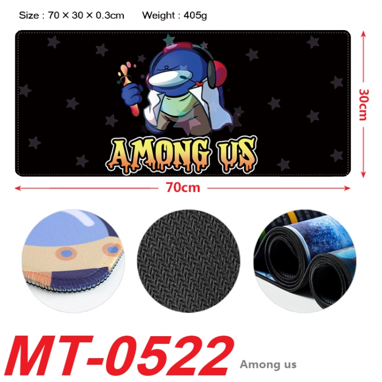 Among us Anime peripheral lock edge mouse pad 70X30cm  MT-0522