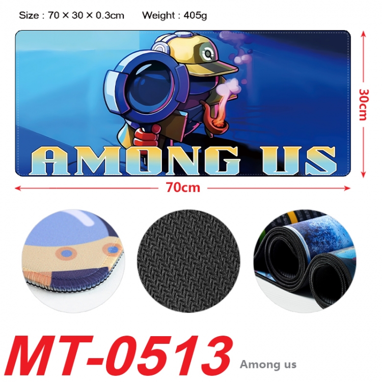 Among us Anime peripheral lock edge mouse pad 70X30cm  MT-0513