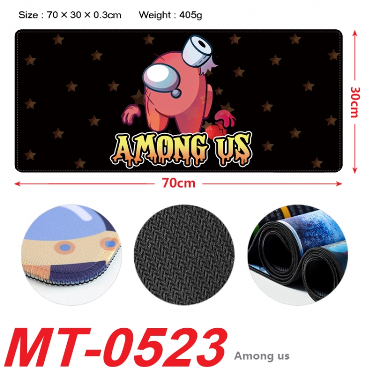 Among us Anime peripheral lock edge mouse pad 70X30cm MT-0523