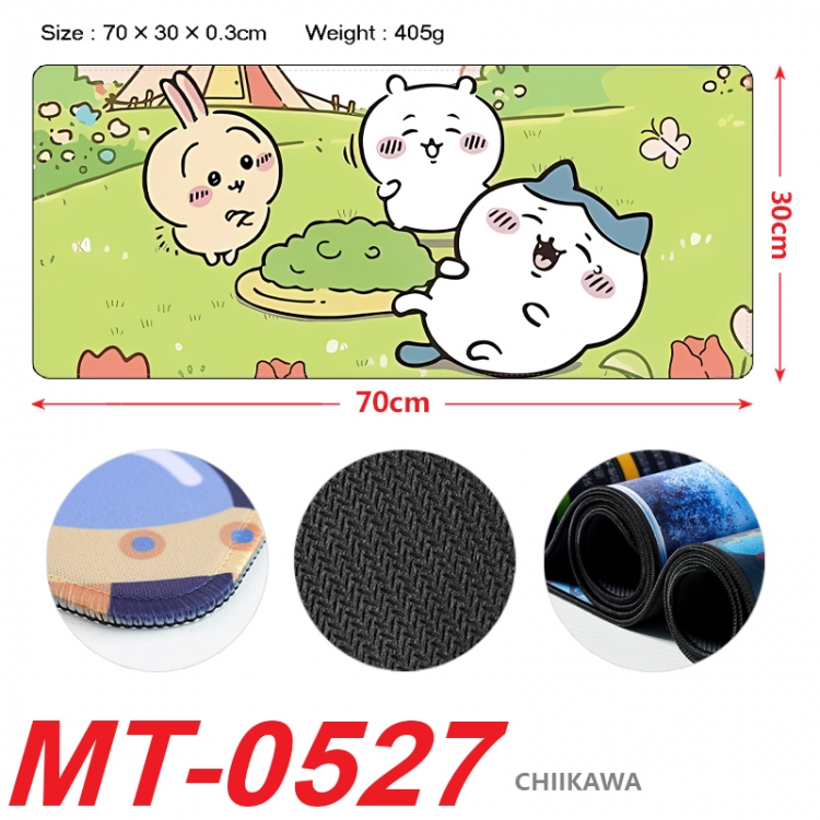 Chiikawa Anime peripheral lock edge mouse pad 70X30cm  MT-0527