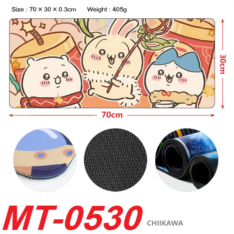 Chiikawa Anime peripheral lock edge mouse pad 70X30cm  MT-0530