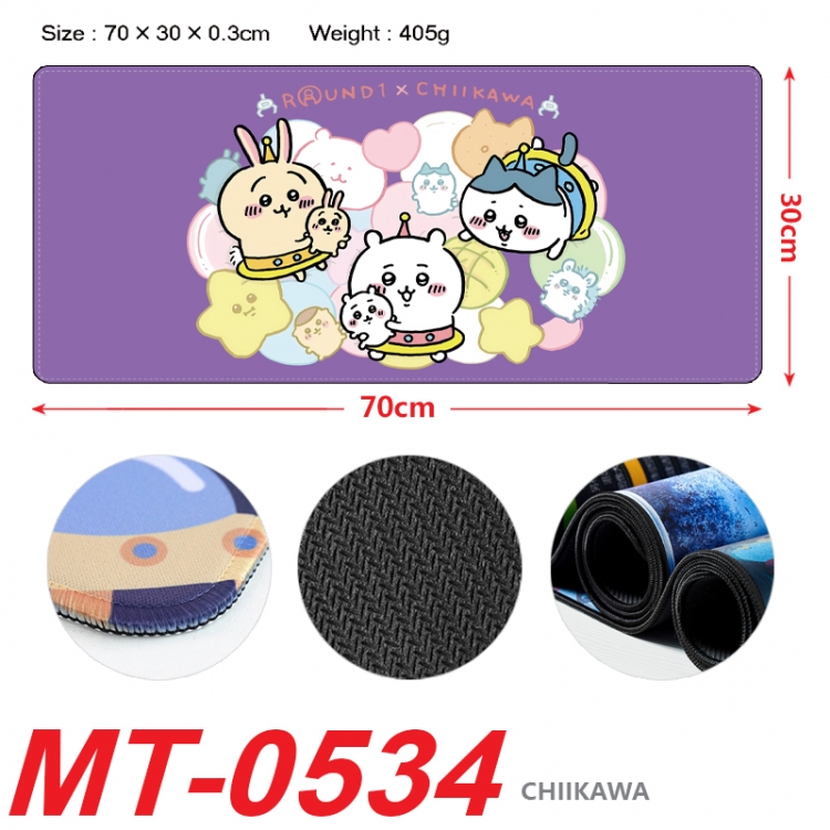 Chiikawa Anime peripheral lock edge mouse pad 70X30cm MT-0534