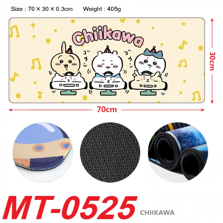 Chiikawa Anime peripheral lock edge mouse pad 70X30cm MT-0525