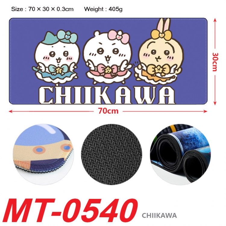 Chiikawa Anime peripheral lock edge mouse pad 70X30cm MT-0540