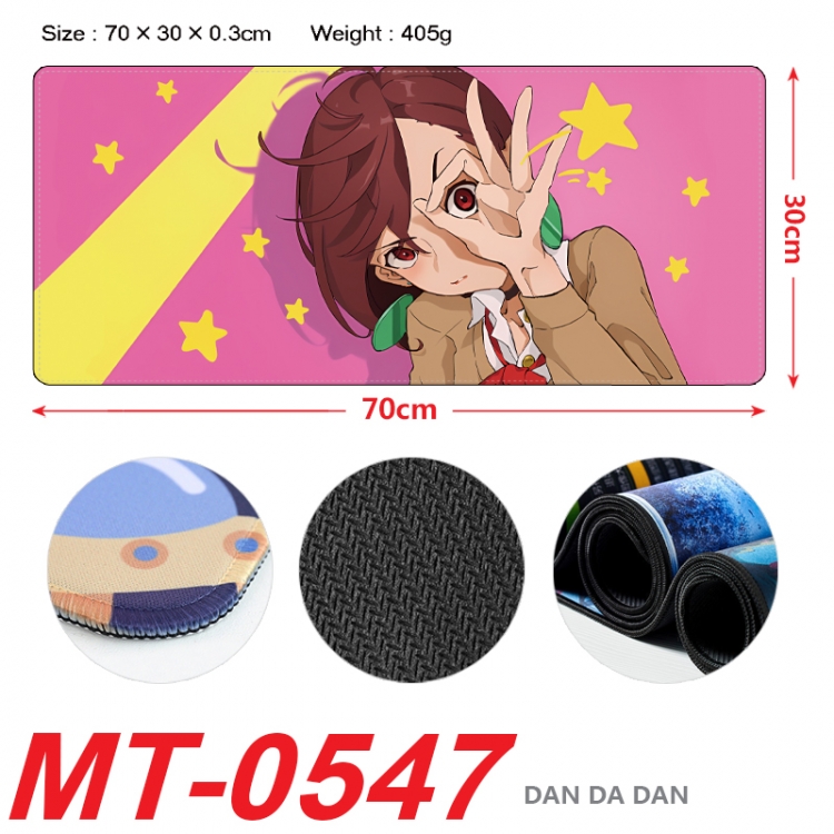 DANDADAN Anime peripheral lock edge mouse pad 70X30cm  MT-0547