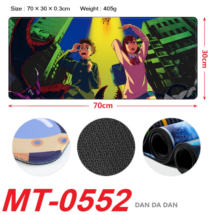 DANDADAN Anime peripheral lock edge mouse pad 70X30cm  MT-0552