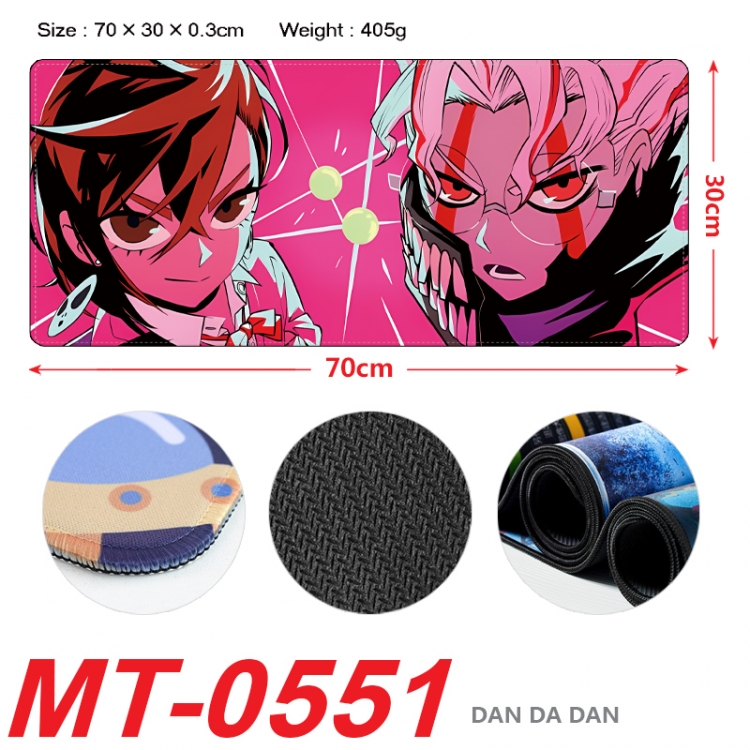 DANDADAN Anime peripheral lock edge mouse pad 70X30cm  MT-0551