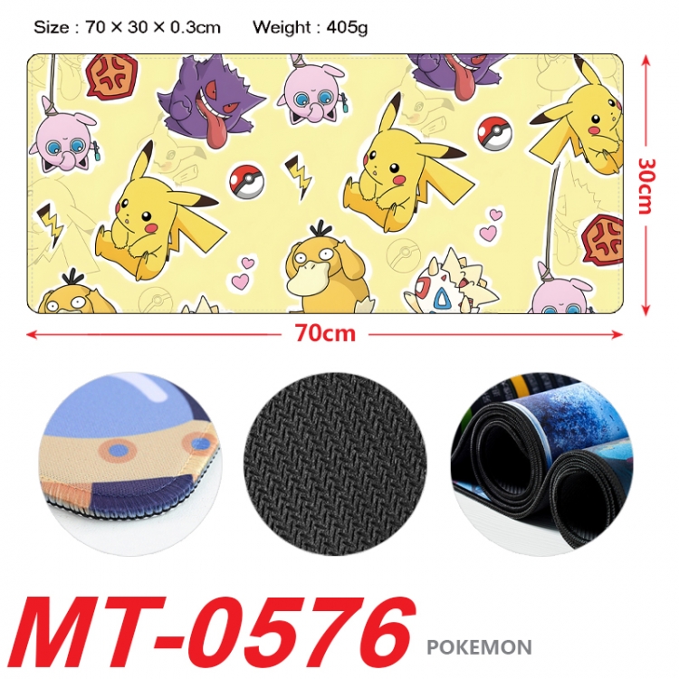 Pokemon Anime peripheral lock edge mouse pad 70X30cm MT-0576