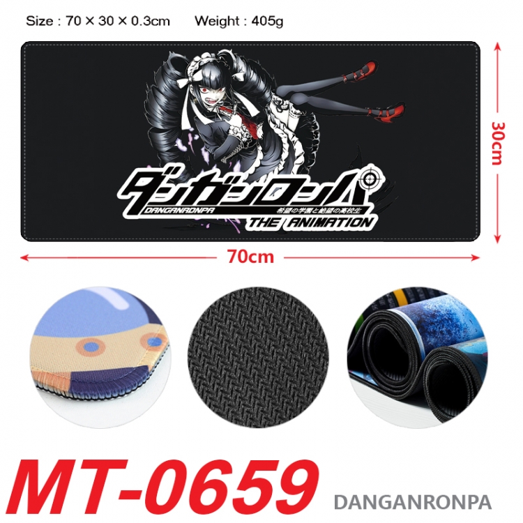 Dangan-Ronpa Anime peripheral lock edge mouse pad 70X30cm  MT-0659