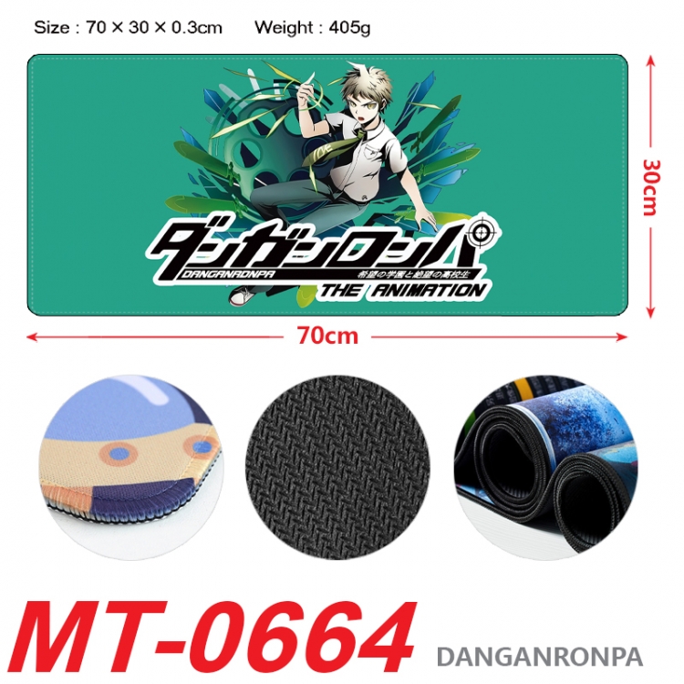 Dangan-Ronpa Anime peripheral lock edge mouse pad 70X30cm MT-0664